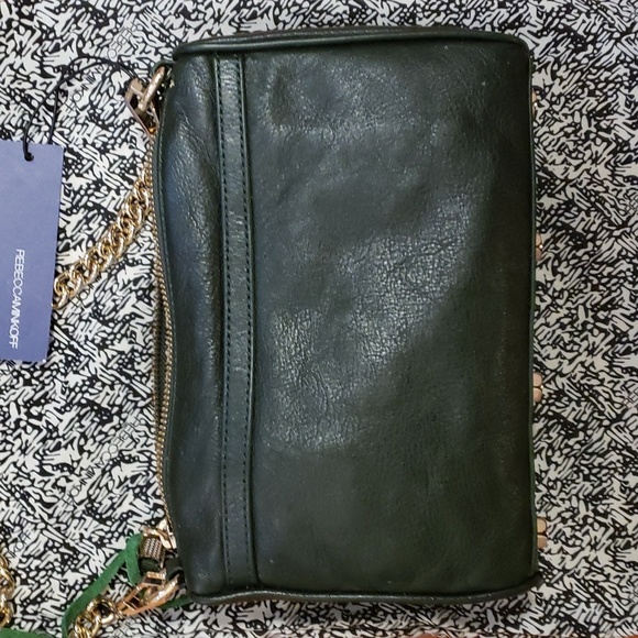 Rebecca Minkoff Hunter Green Mini MAC NWT - Picture 6 of 11